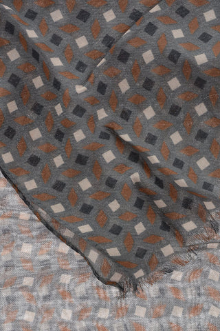 CC COLLECTION Patterned Cotton Blend Foulard