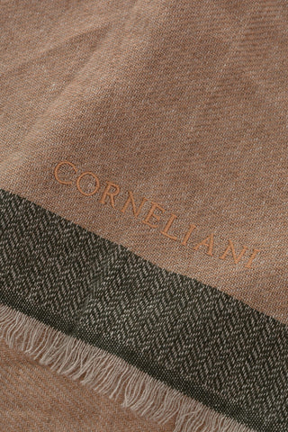 Sciarpa in Cashmere e Seta con Fondo Sfrangiato
