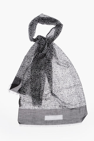 Foulard in Cotone e Seta a Fantasia