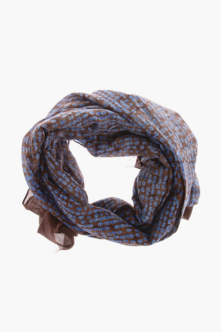 Printed Silk and Cotton Foulard