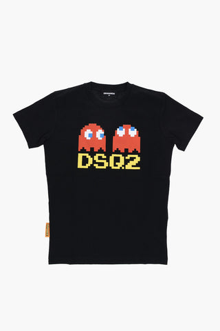 PAC-MAN Crewneck T-Shirt COOL FIT Printed