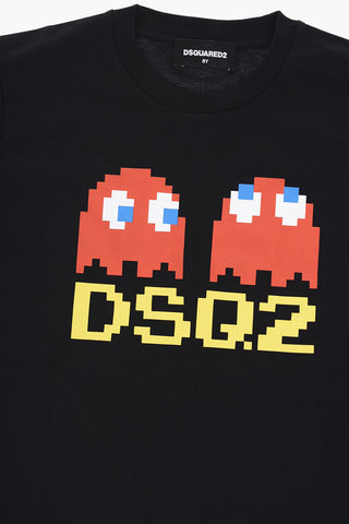 PAC-MAN Crewneck T-Shirt COOL FIT Printed