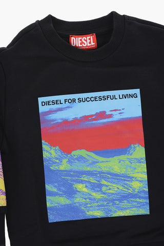 Cotton Crewneck Sweatshirt STINI Printed
