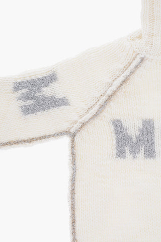 MM6 Rollkragenpullover mit Lurex-Details