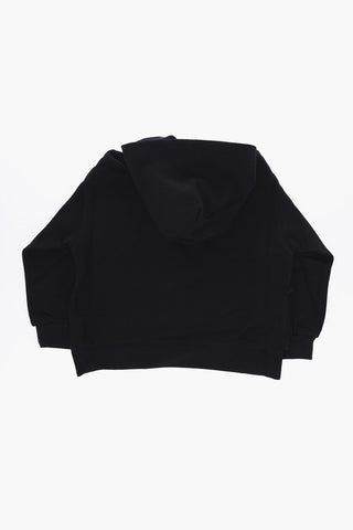 MM6 Felpa Hoodie in Cotone con Gioielli