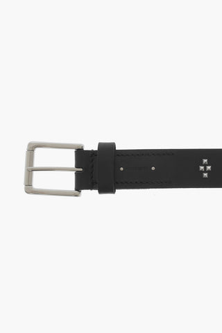 Cintura in Pelle con Borchie 35mm