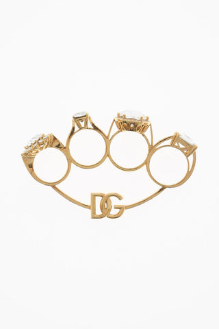 Golde-Effect Rings with Jewels