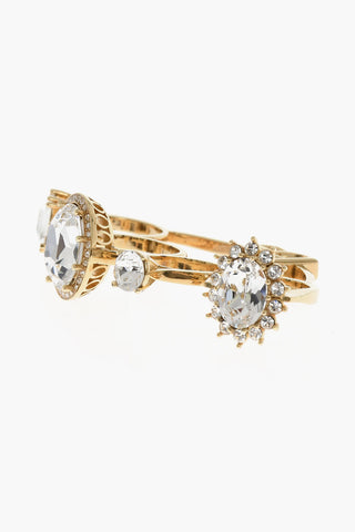 Golde-Effect Rings with Jewels