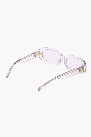 Solid Color oval-frame CARA Sunglasses