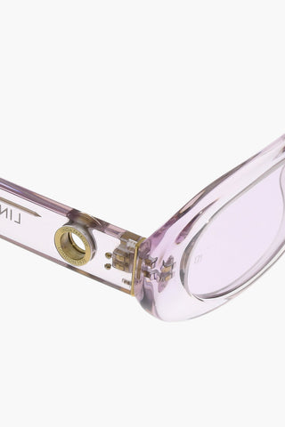 Solid Color oval-frame CARA Sunglasses