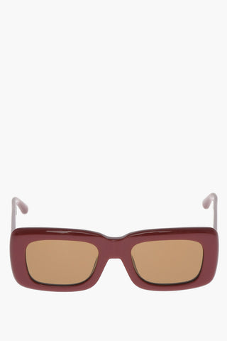 THE ATTICO Solid Color Oversized MARFA Sunglasses