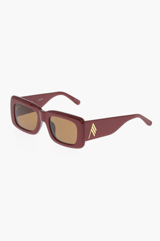 THE ATTICO Solid Color Oversized MARFA Sunglasses