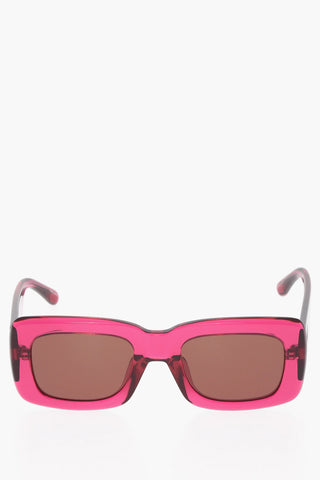 THE ATTICO Solid Color Oversized MARFA Sunglasses