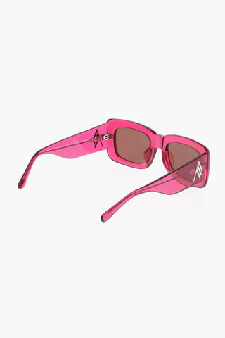 THE ATTICO Solid Color Oversized MARFA Sunglasses