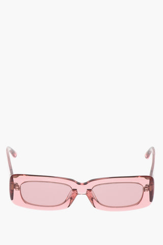 THE ATTICO Solid Color Rectangular MINI MARFA Sunglasses