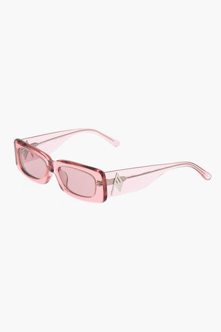 THE ATTICO Solid Color Rectangular MINI MARFA Sunglasses