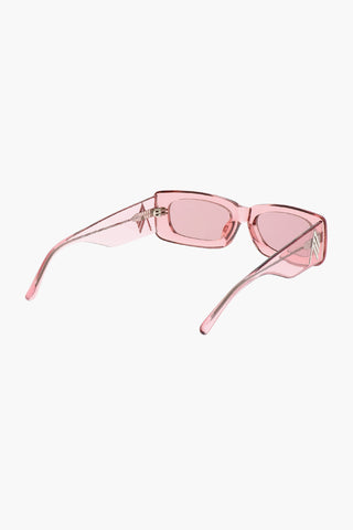 THE ATTICO Solid Color Rectangular MINI MARFA Sunglasses
