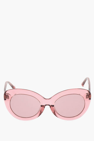 THE ATTICO Solid Color oval-frame AGNES Sunglasses