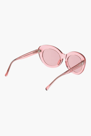 THE ATTICO Solid Color oval-frame AGNES Sunglasses