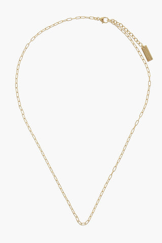 Golden-Effect Chain Necklace