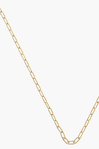 Golden-Effect Chain Necklace