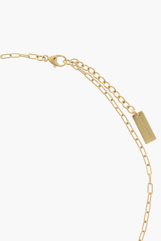 Golden-Effect Chain Necklace