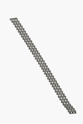 Braccialetto in Effetto Argentato con Strass