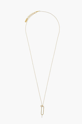 Golden-Effect Chain Necklace