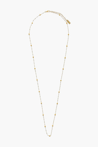 Golden-Effect Long Necklace
