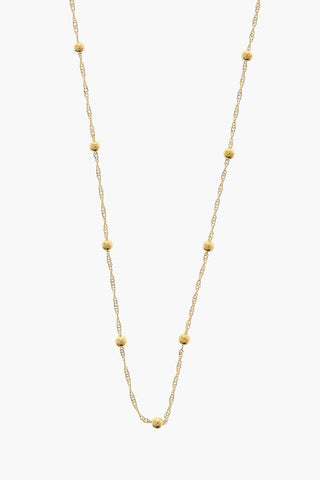 Golden-Effect Long Necklace