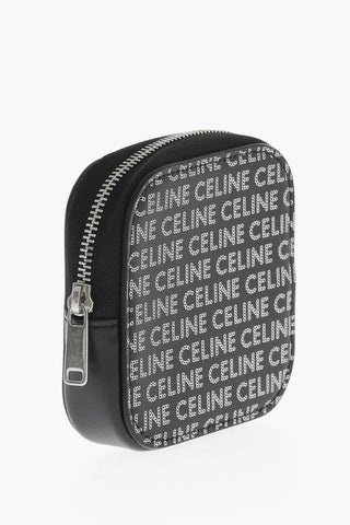 Portamonete in Pelle con Logo All-Over