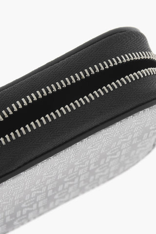 Portamonete in Pelle con Logo All-Over