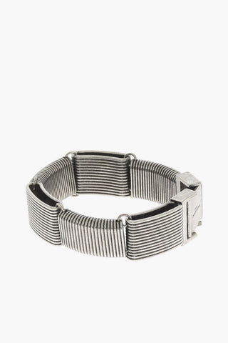 Braccialetto Effetto Argentato in Ottone