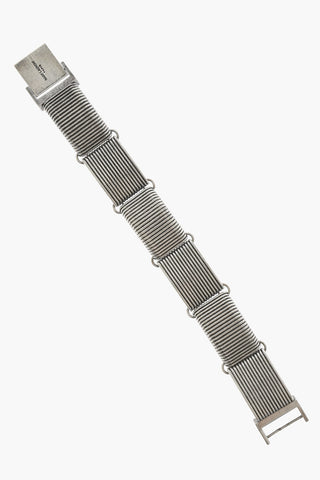 Braccialetto Effetto Argentato in Ottone