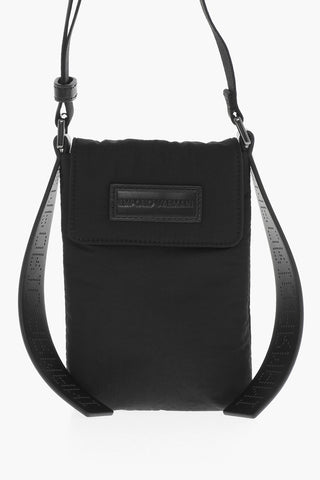 EMPORIO Nylon Shoulder Bag with Vegan Leather