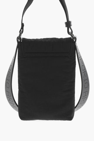 EMPORIO Nylon Shoulder Bag with Vegan Leather