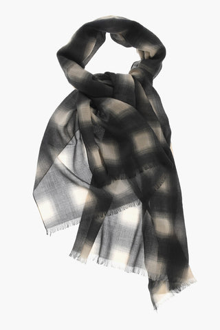Check Cashmere Scarf