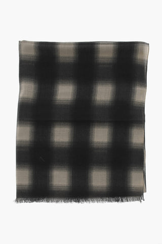 Check Cashmere Scarf