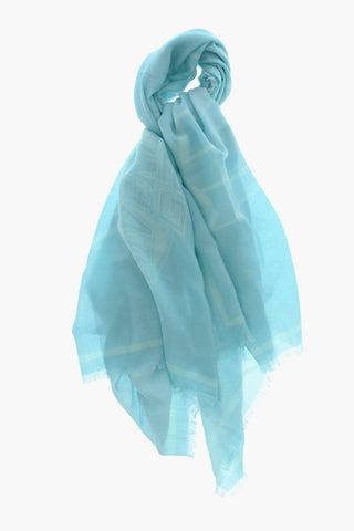 Foulard in Cashmere e Seta con Frange