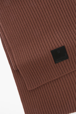 Ribbed Wool Scarf