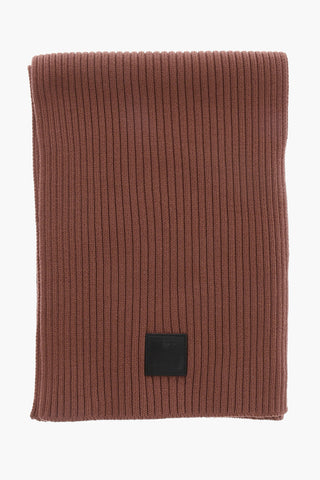 Ribbed Wool Scarf