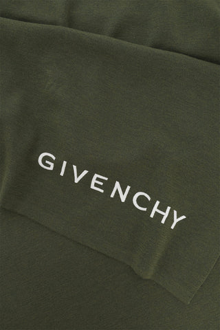 Wool Maxi Scarf with Embroidery Logo