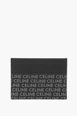All-Over Logo Leather Card Holder