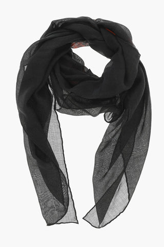 Cashmere and Silk Foulard with Print