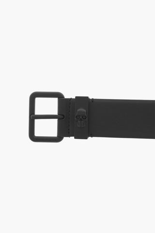 Solid Color Leather Belt 40mm