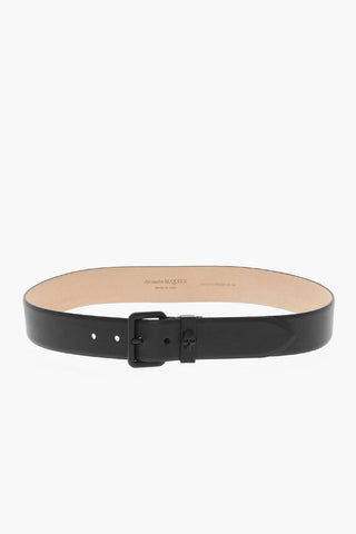 Solid Color Leather Belt 40mm