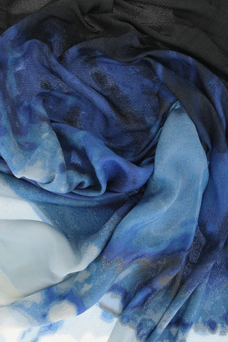 Foulard inMisto Seta Effetto Sfumato