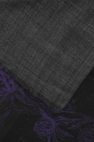 Cashmere and Silk Foulard with Print