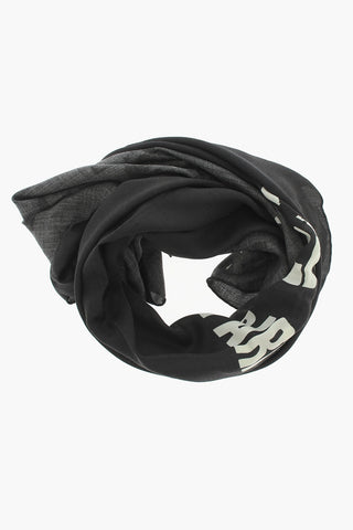 Virgin Wool and Silk Twill Scarf