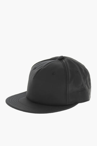 DRKSHDW Leather and Nylon Baseball Cap